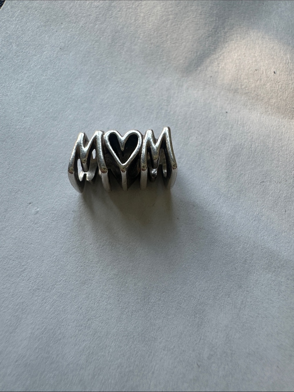 Pandora Moments 'MOM' Charm